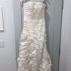 Silk Designer Wedding Dress (tag on) - from Spain